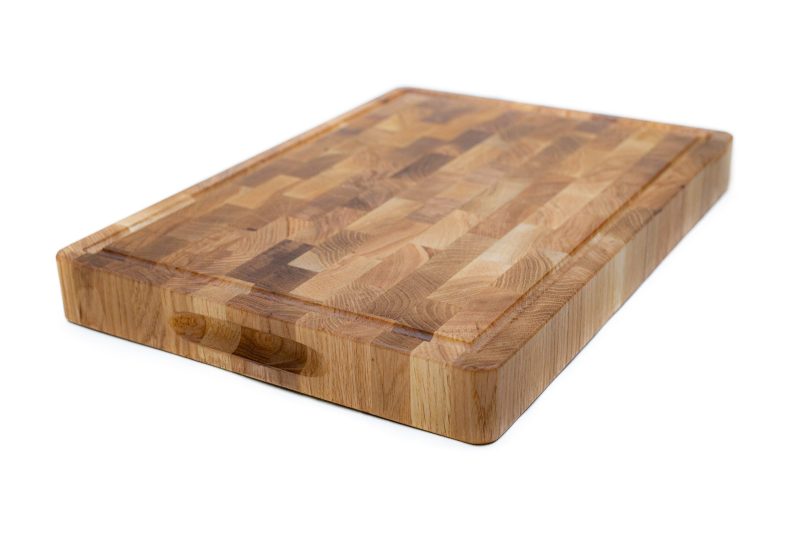 Deska do krojenia - dębowa sztorcowa – naturalny jasny brąz